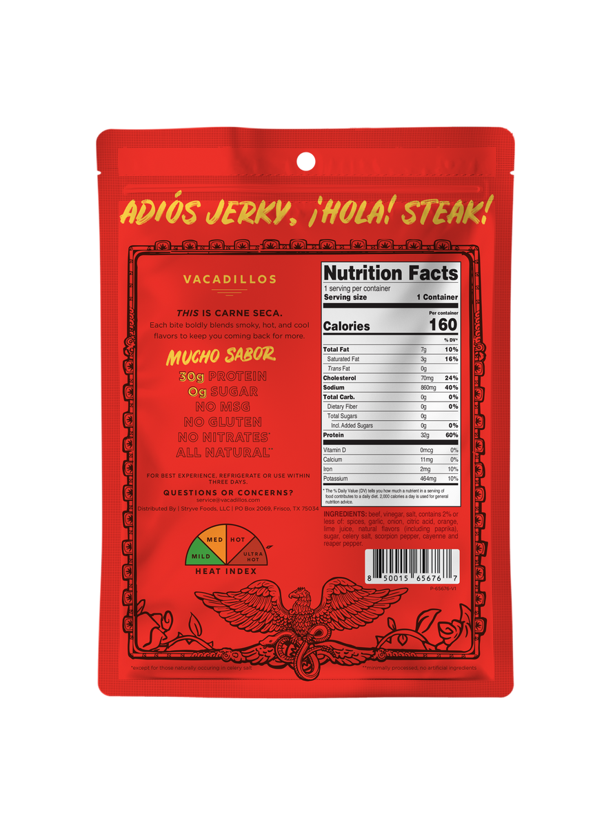 Scorpion Carne Seca - 2 oz. – Vacadillos